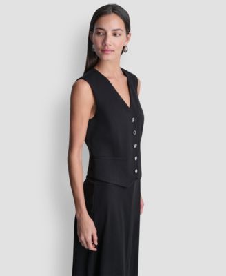 Women's Sleeveless V-Neck Arid Pique Vest