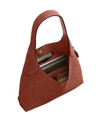 Brooklyn Medium Suede Shoulder Bag 28