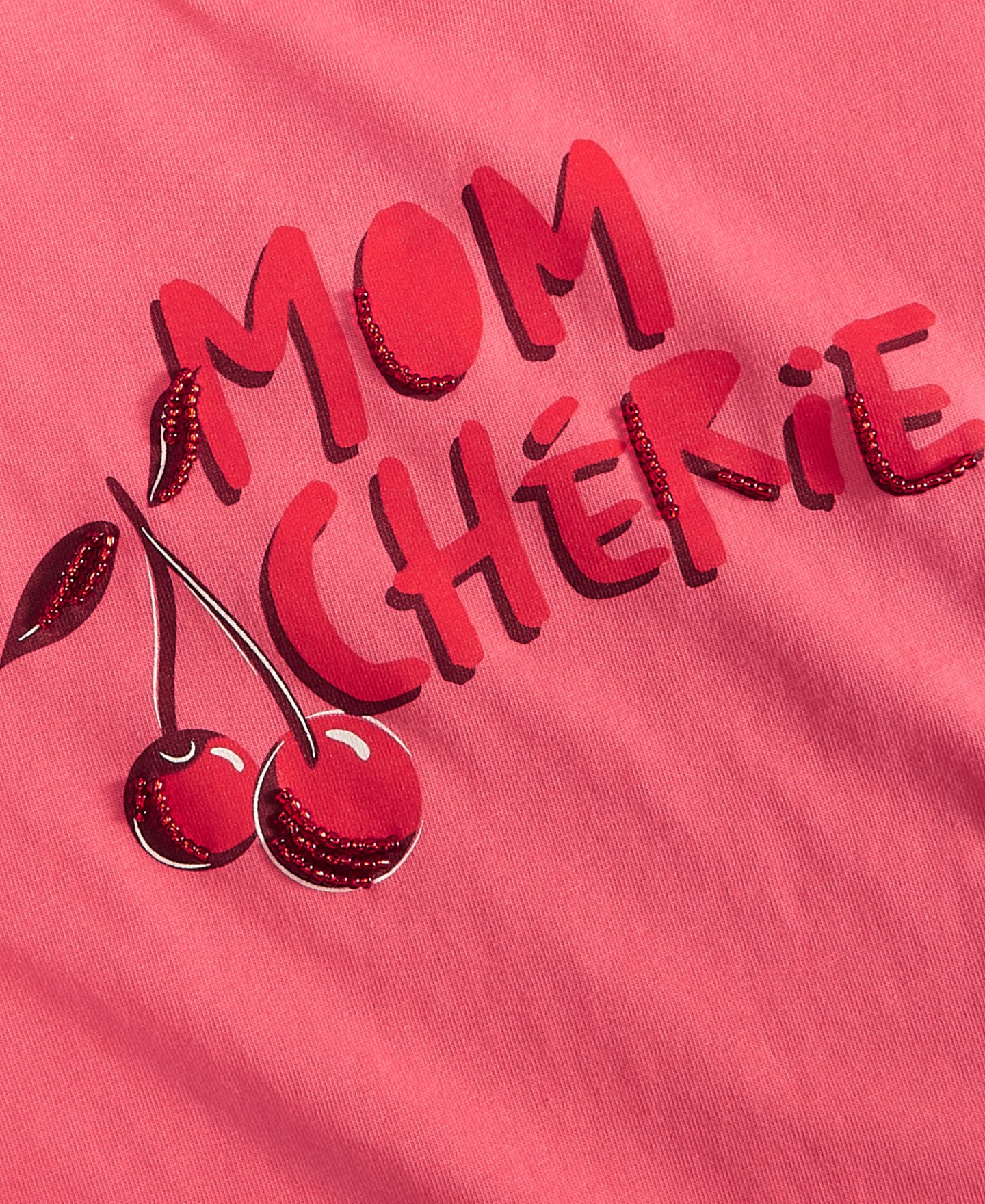 Женская футболка On 34th Cotton Mom Cherié Graphic, цвет: Розовый — фото 6