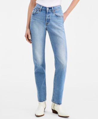 Women's 501 Curve High-Rise Straight-Leg Jeans