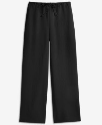Women's High-Rise Pull On Crepe Wide-Leg Pants, Macy's Exclusive ' 