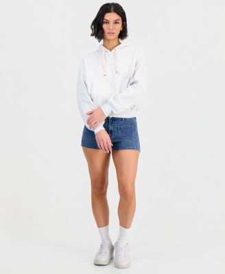 Women's Heart Embroidery Hooded Sweatshirt