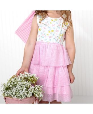 Toddler Girls Sweet Floral Tank Tutu Dress
