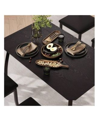 Kitchen Table Dining Table Set For 4 5 Piece Metal Frame Kitchen Table And Chair Set for Dining Room