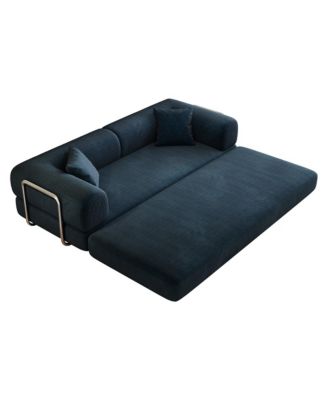 78.8" Compression Sofa, Convertible Floor Sofa Bed, Comfy Futon Couch Sleeper Bed