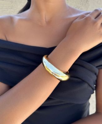 Gold Chunky Cuff Bracelet