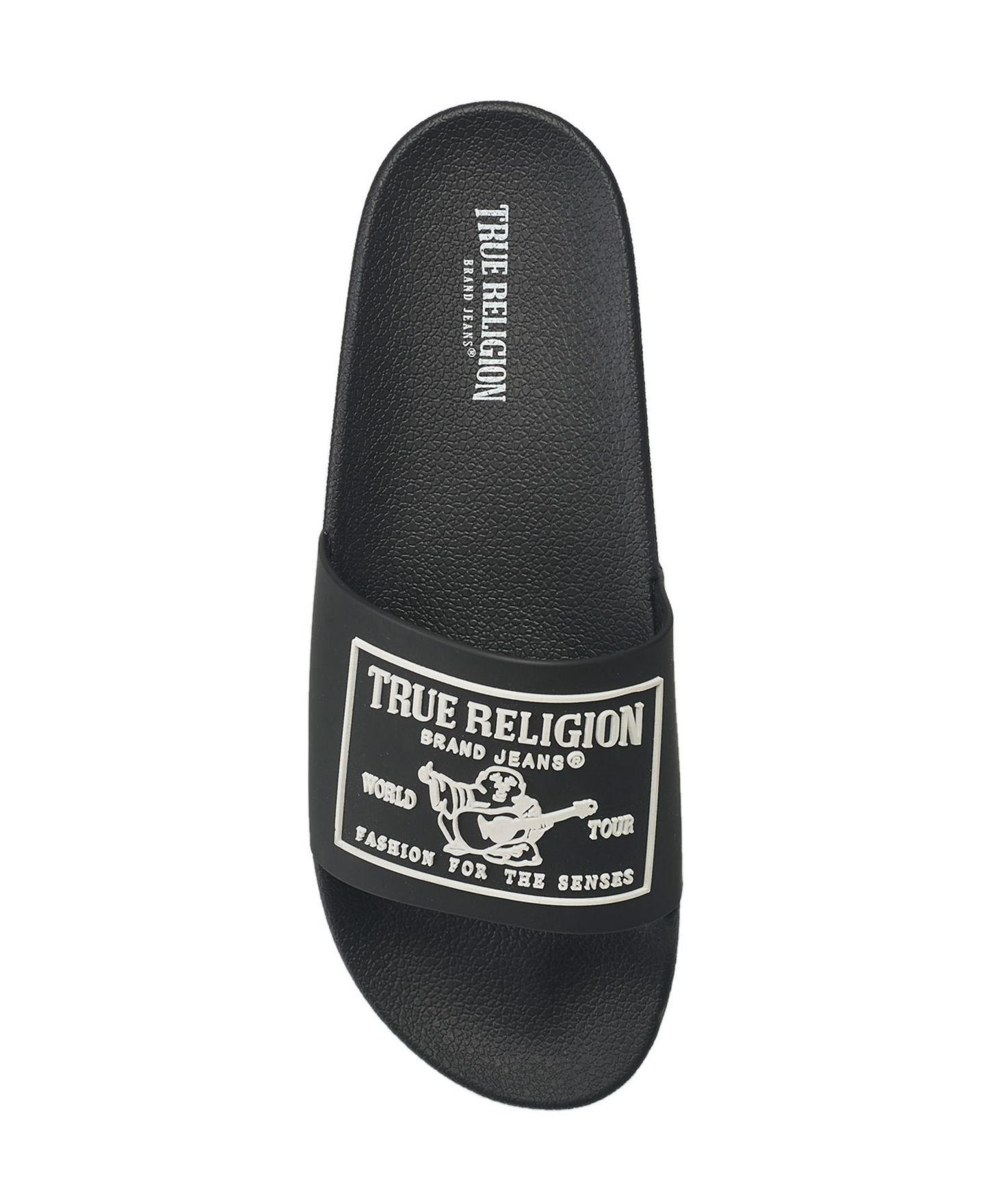 Мужские сандалии True Religion Kendrick Logo Slide, цвет: Чёрный — фото 5