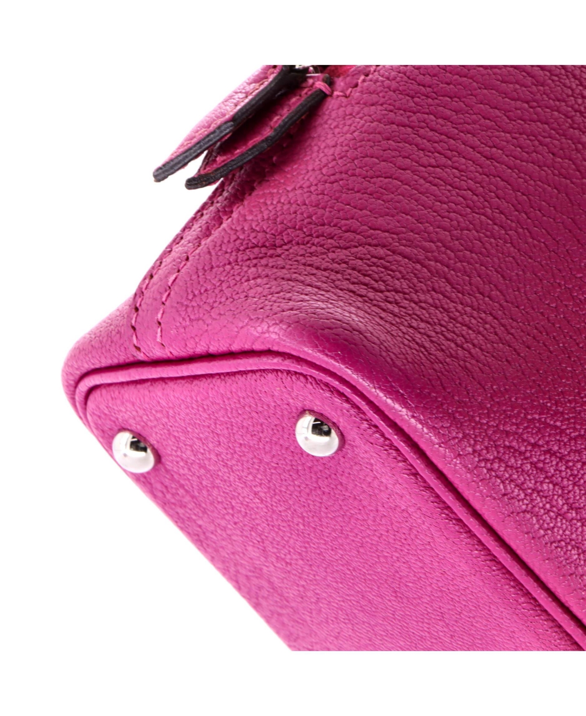 Pre-Owned HERMES Mini Bolide 1923 Bag Chevre Mysore