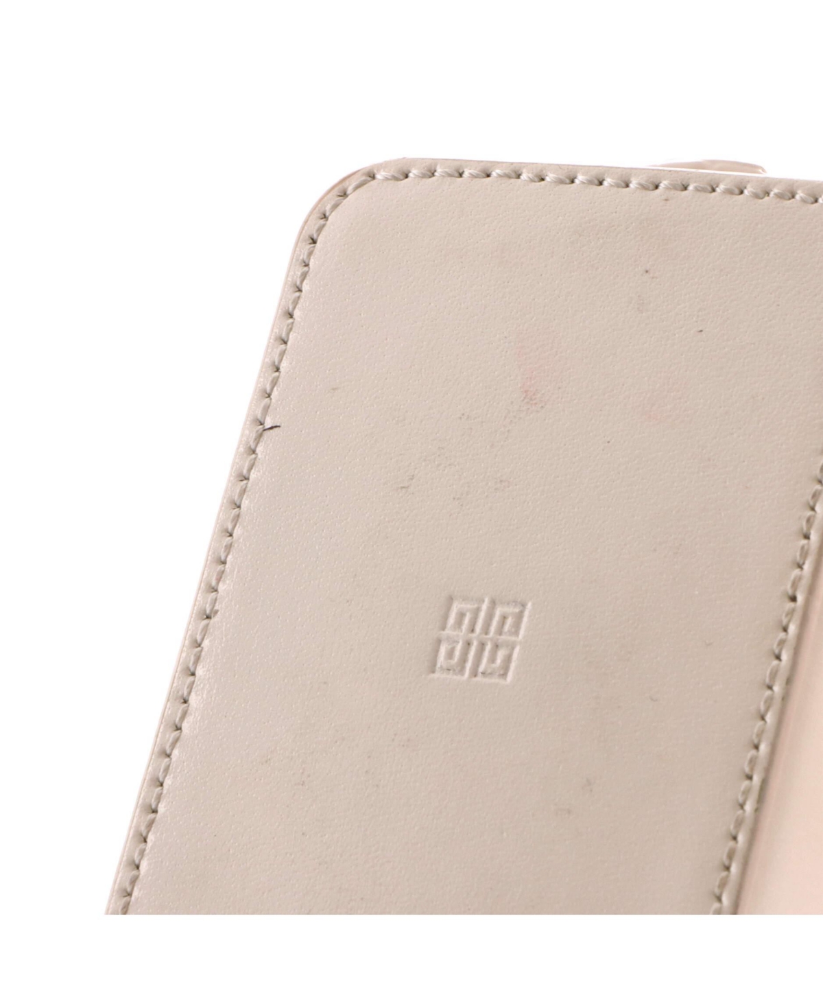 Pre-Owned Givenchy Micro Gv Shark Lock Bucket Bag Leather