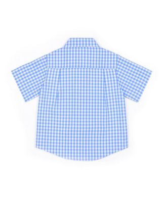 Little Boys Gingham Camp Shirt