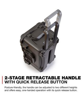 Wheeled Series 938 Lightweight NK-7 Resin Waterproof Hard Case with Padded Divider