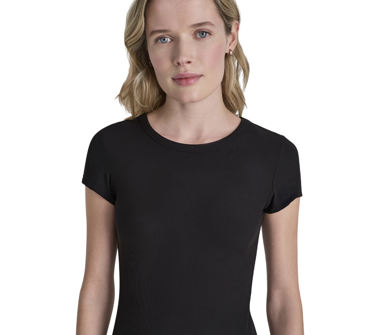 Dkny Sport Women's Hudson Rib Crew Neck T-Shirt