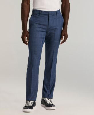 Men's Slim-Fit Gripper Waist Dress Pants