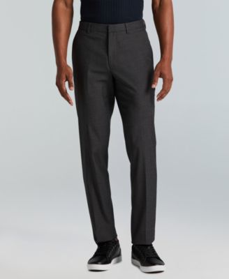Men's Slim-Fit Flat Front Dress Pants