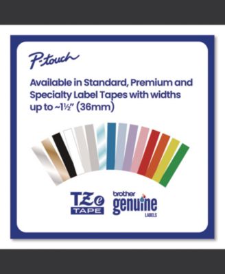 TZES241G 0.7 in. x 26.2 ft. TZe Extra-Strength Adhesive Laminated Labeling Tape