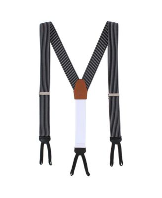 Men's Voltaire Chalk Stripe Formal End Suspenders