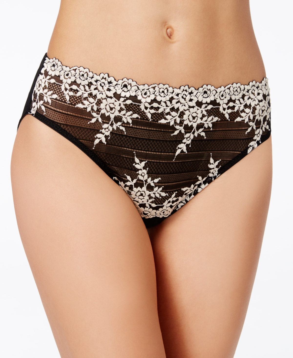 Wacoal Embrace Lace Hi Cut Embroidered Brief Underwear Lingerie
