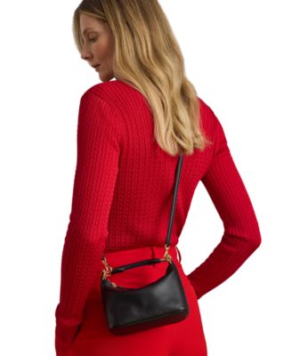 Nappa Leather Mini Blaike Shoulder Bag