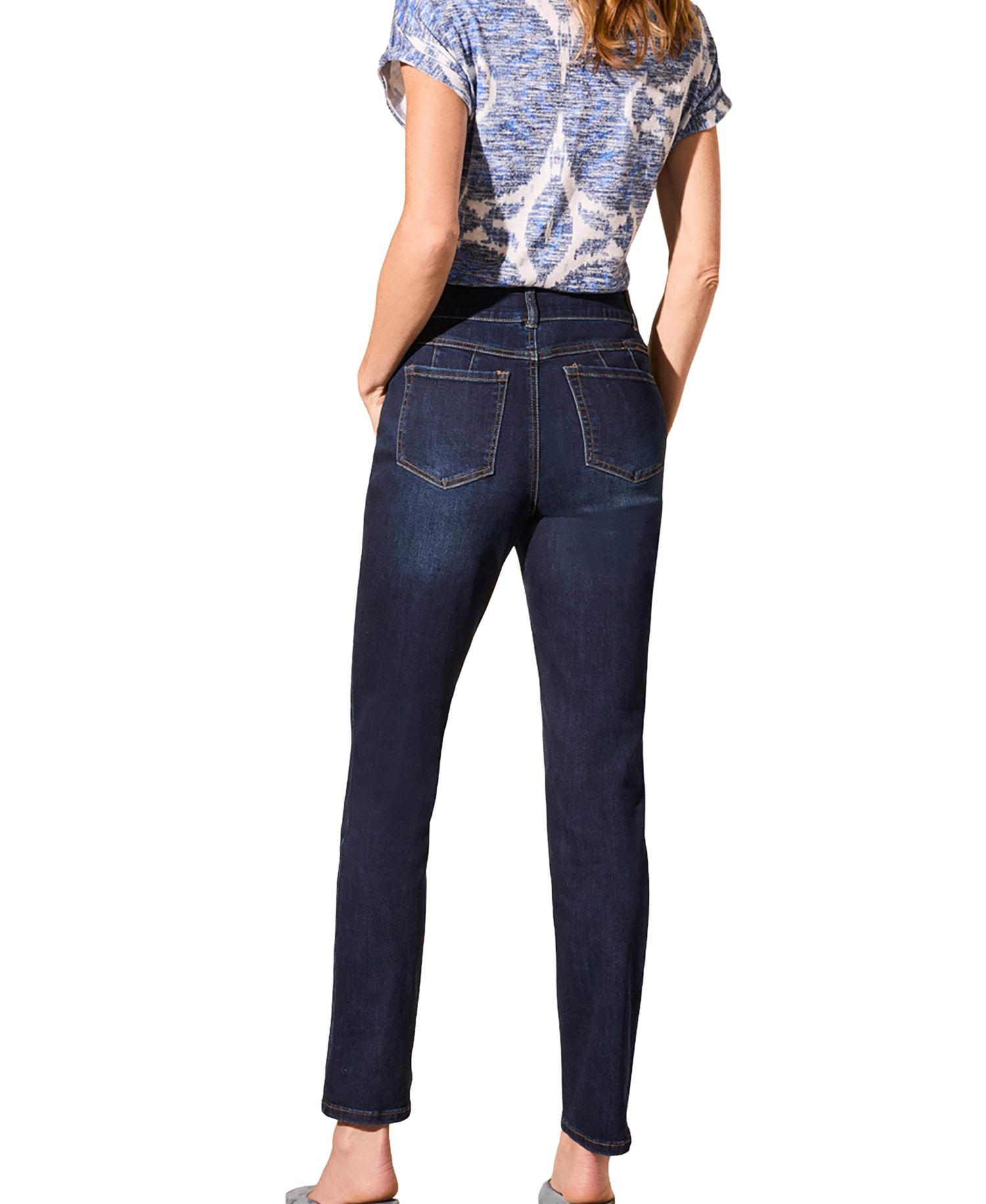 Women's Sophia Curvy Straight-Leg Jeans