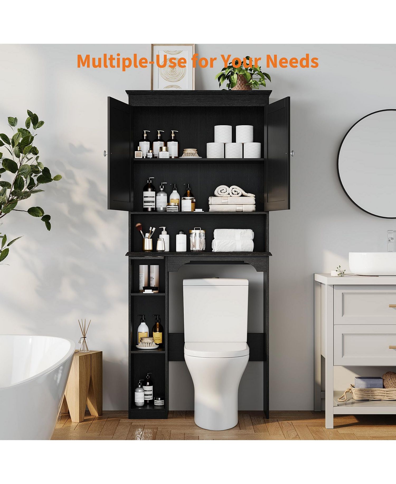 Homfan Over The Toilet Storage Cabinet only 2.20: eDeal Info