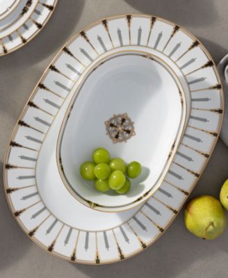 Empire 16" Gold-Tone Oval Platter