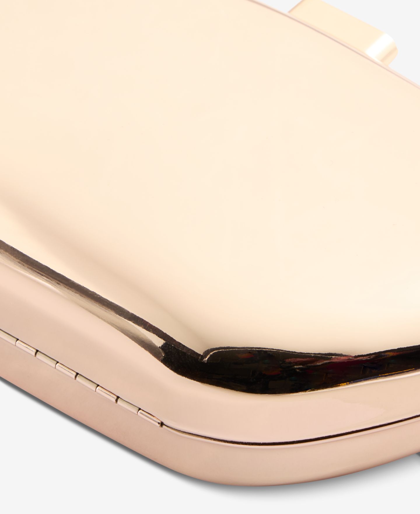 Женский клатч I.N.C. International Concepts Minaudiere Metallic Small Clutch Handbag, цвет: Розовое золото — фото 7
