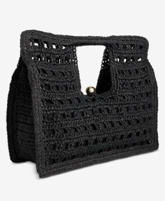 I.N.C. International Concepts Square Straw Tote Bag