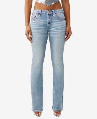 Women's Becca Mid Rise Bootcut Super T Flap Jeans