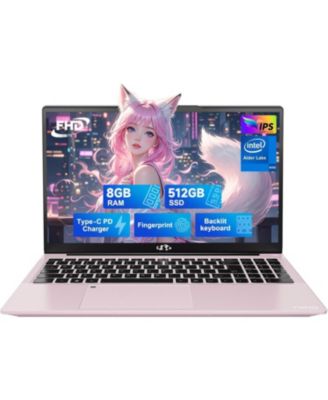 FHD Student Laptop Intel 12th Gen N100 8GB RAM 512GB SSD Backlit Keyboard