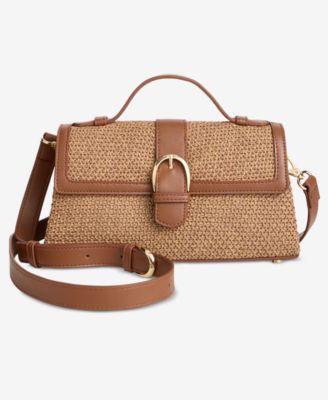 Kristt Straw Small Satchel Bag
