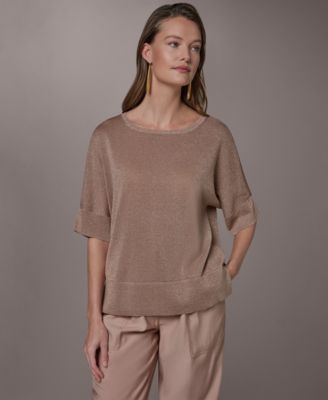 Donna Karan New York - Women's Crewneck Oversized Top