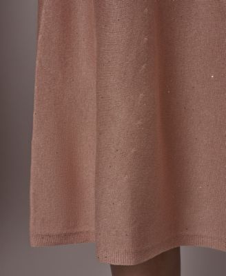 Women's Sequin Detail Midi Skirt