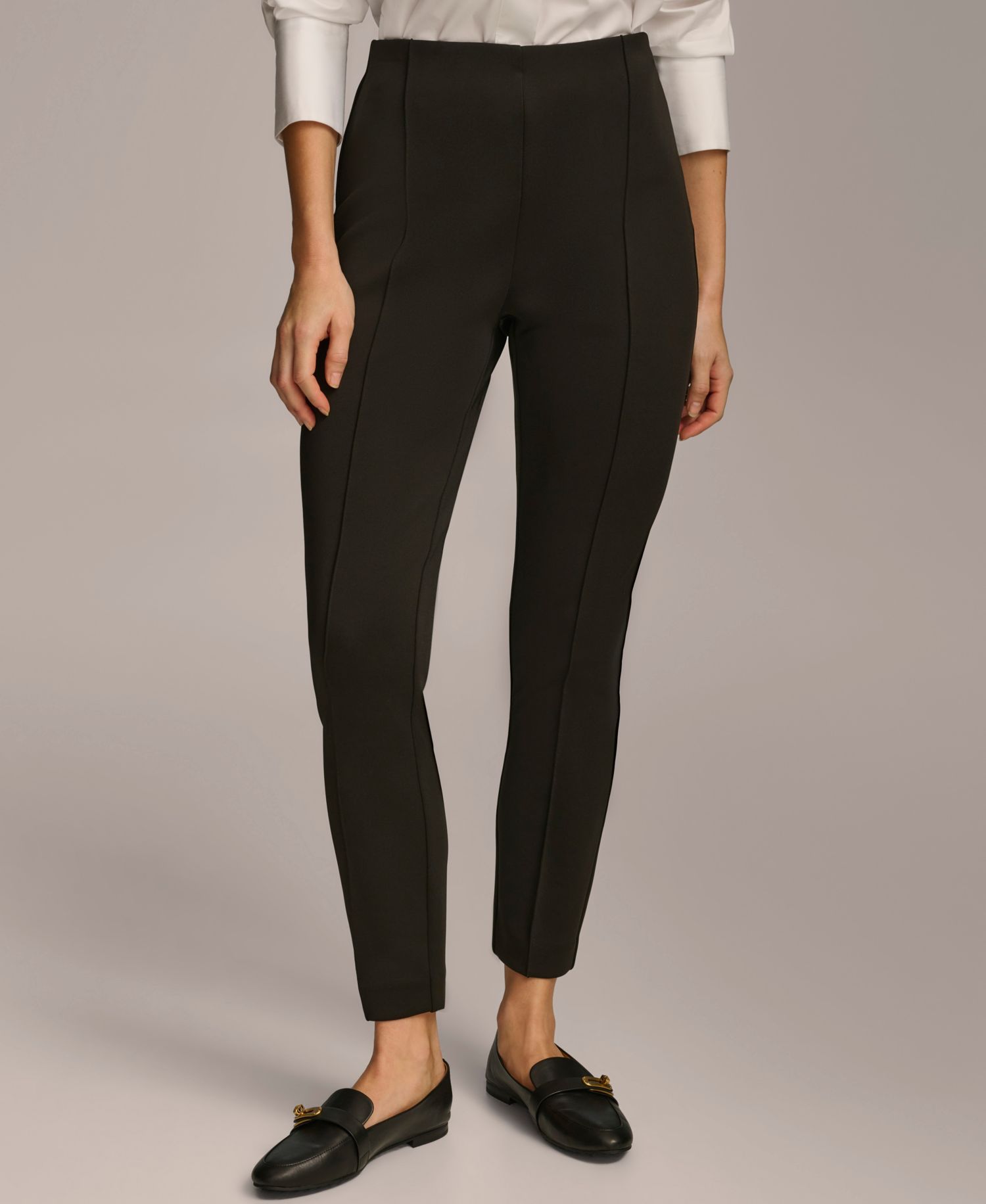 Petite Mid-Rise Ankle-Length Pants