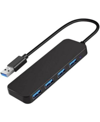 4-Port USB 3.0 Hub with 5Gbps Transfer Speed, Ultra-Slim Design, USB Splitter for Office/Gaming/Home