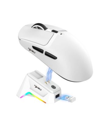 Tri-Mode Wireless Gaming Mouse, Lightweight, 12000 DPI Adjustable, Magnetic RGB Charging Dock, BT5.3+2.4G+Wired, for PC, Laptop, Mac