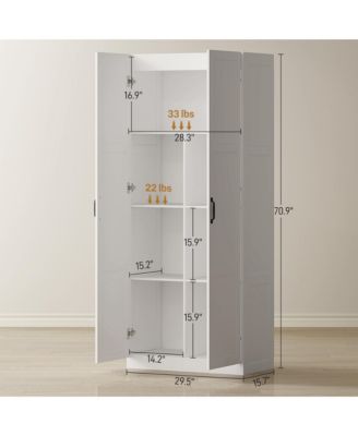Kitchen Pantry Cabinet with Soft-Close Hinges Kitchen Cabinet