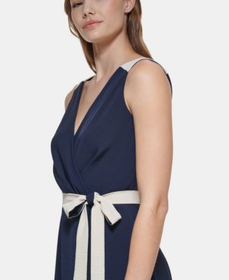 Women's Sleeveless Asymmetrical Midi Dress