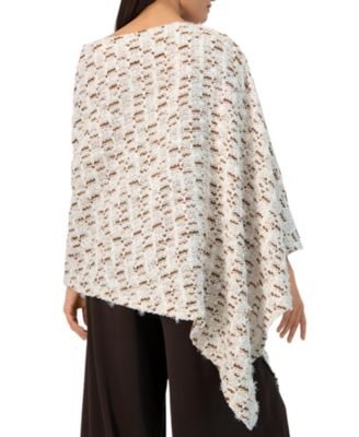Women's Knitted Poncho Sweater
