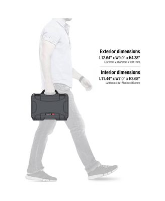 909 Case with Foam, Graphite