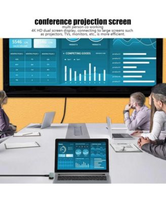 5-in-1 Mini Type-C Hub with 100W PD Charging & 3.5mm Audio Port - Multiport Adapter for Laptop, Tablet & Phone