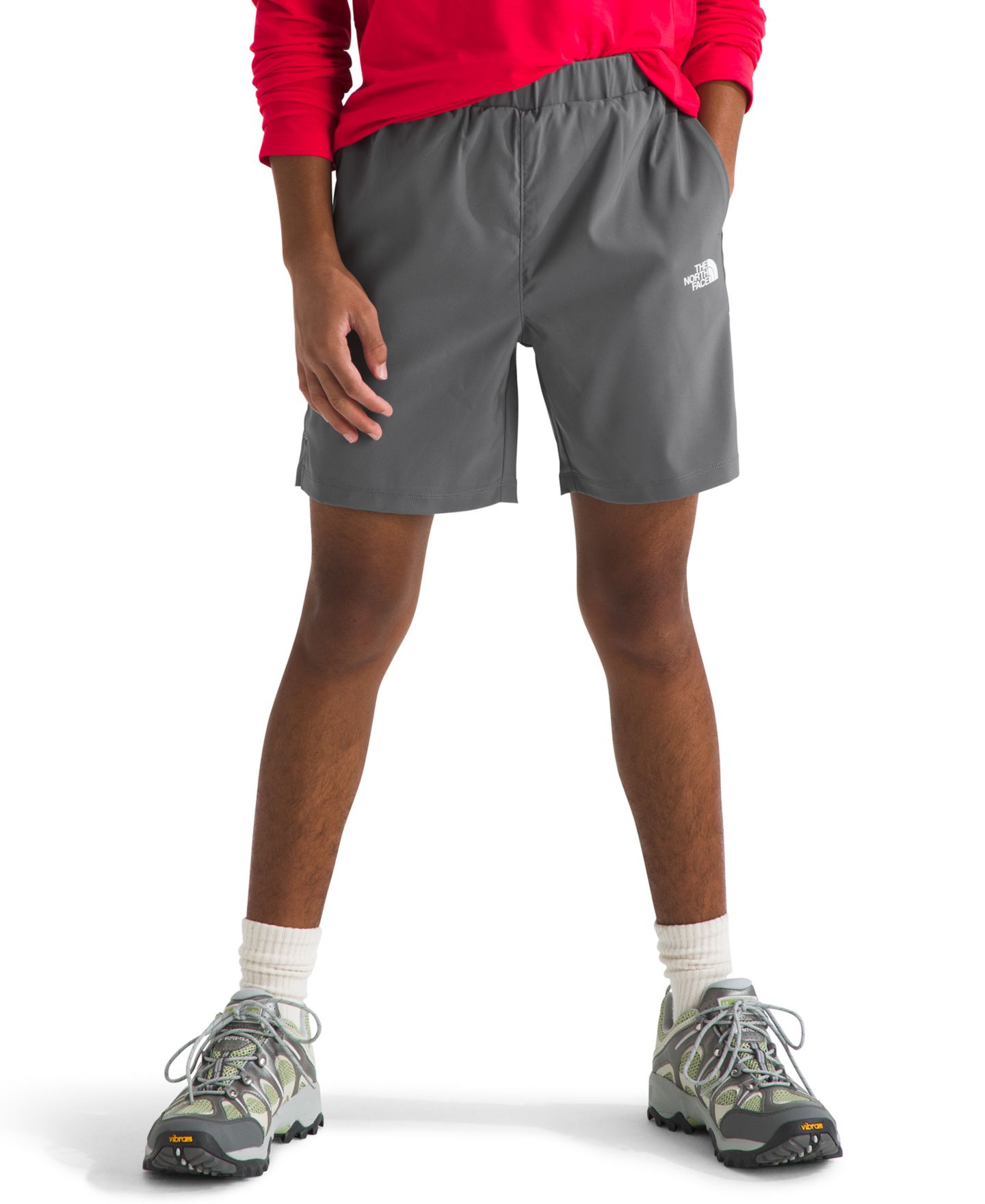 Шорты The North Face On The Trail Pull-On Shorts для мальчиков, цвет: Дымчатый жемчужный — фото 1