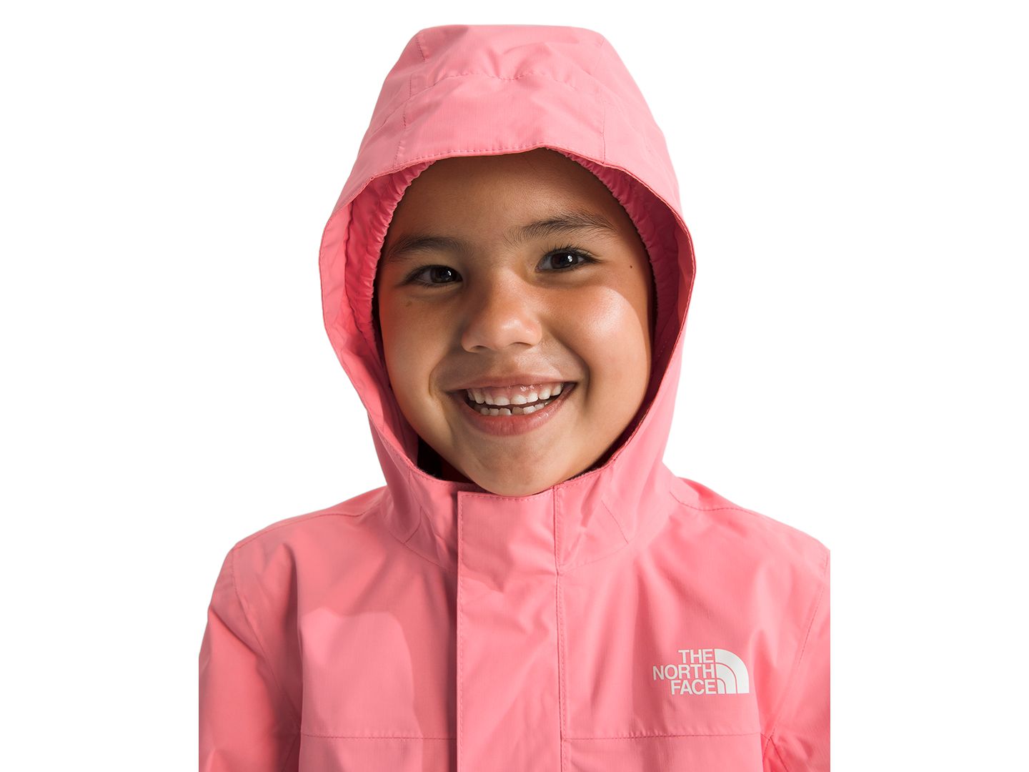 Детская куртка-дождевик The North Face Antora с капюшоном, 2T-7, цвет: Коралловый — фото 4