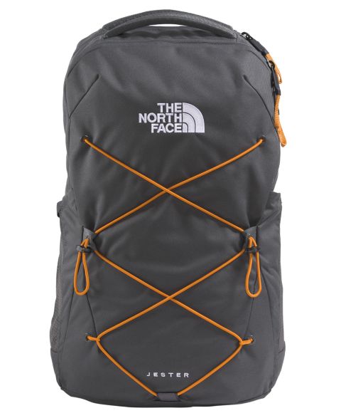 Рюкзак The North Face Jester Laptop, цвет: Антрацитовый серый / Оранжевый