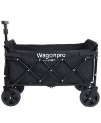 Expandable Dual-Layer Storage Wagon Utility Carts w/ 225LBS Capacity, 360° All-Terrain Wheels