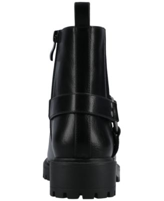 Women's Kalistah Round Toe Casual Comfort Moto Boots