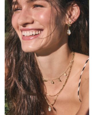 14k Gold Over Brass Cailey Charm Necklace