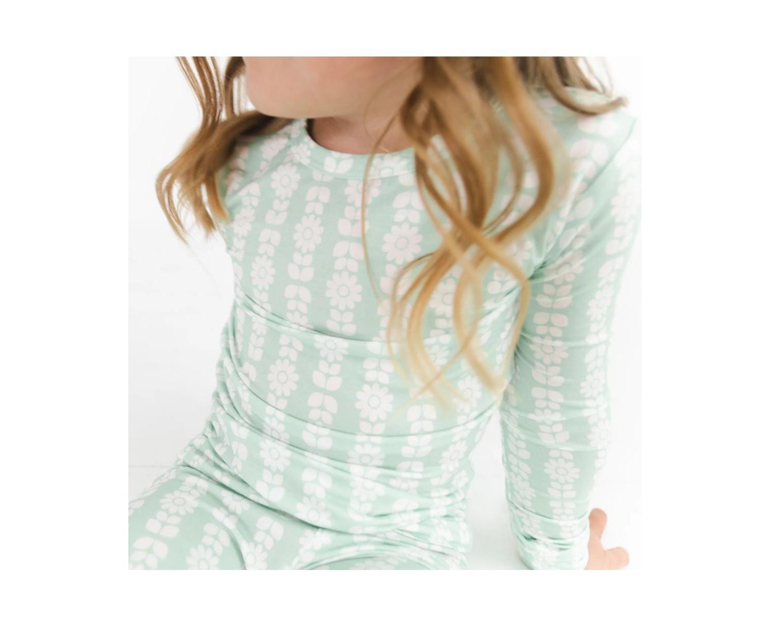 Baby Girls Mint Meadows Pajama Set