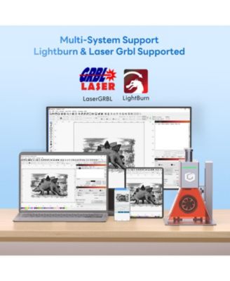 Nano Portable Laser Engraver: 5000mm/s Speed, 0.01mm Precision, Cuts 6mm Wood & 4.5mm Acrylic, LightBurn