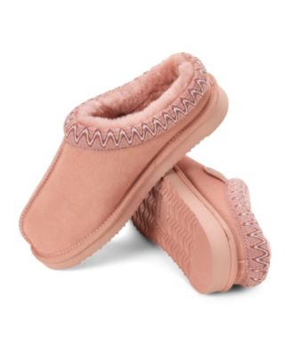 Women's Greta Genuine Shearling Clog Slipper with Embroidery