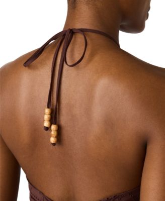 Women's Dalina Halter Neck Eyelet Dress